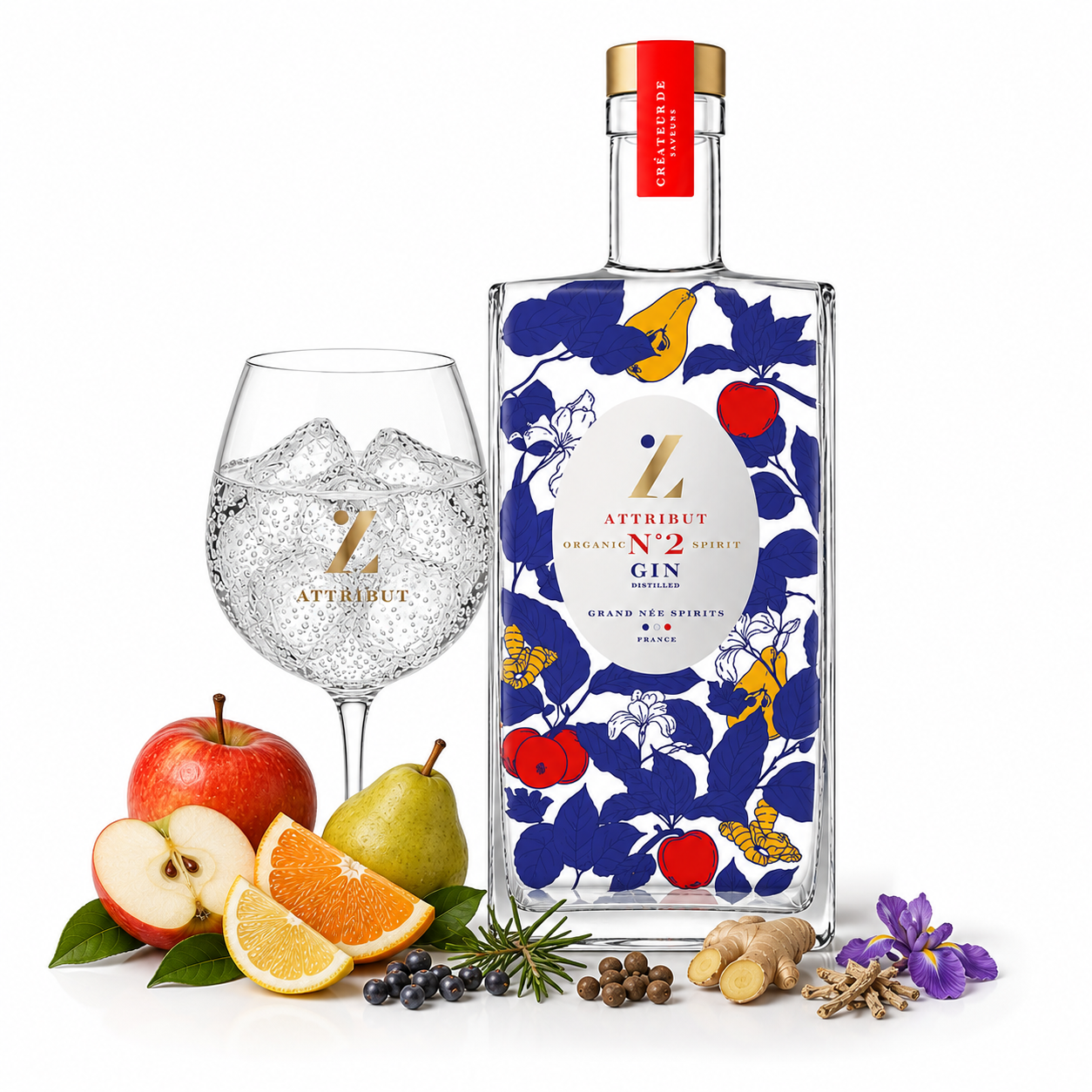GIN ATTRIBUT #2 LONDON BIO 43% 50CL